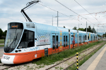 Tram TPG Avantage service en circulation